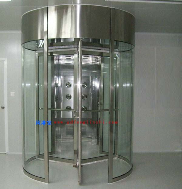 自动旋转门风淋室图片 自动旋转门风淋室图片