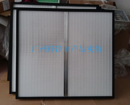 刀架式无隔板高效过滤器出风面带有一定长度的刀口 刀架式无隔板高效过滤器出风面带有一定长度的刀口