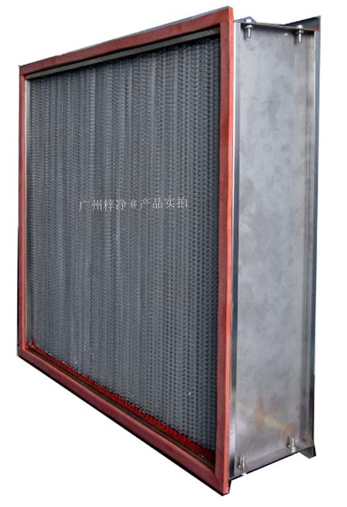 300度耐高温高效过滤器产品结构 300度耐高温高效过滤器产品结构