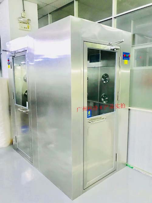 不锈钢四人双吹风淋室(产品图片异型转角风淋室) 不锈钢四人双吹风淋室(产品图片异型转角风淋室)