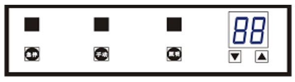 全自动风淋室面板示意图 全自动风淋室面板示意图