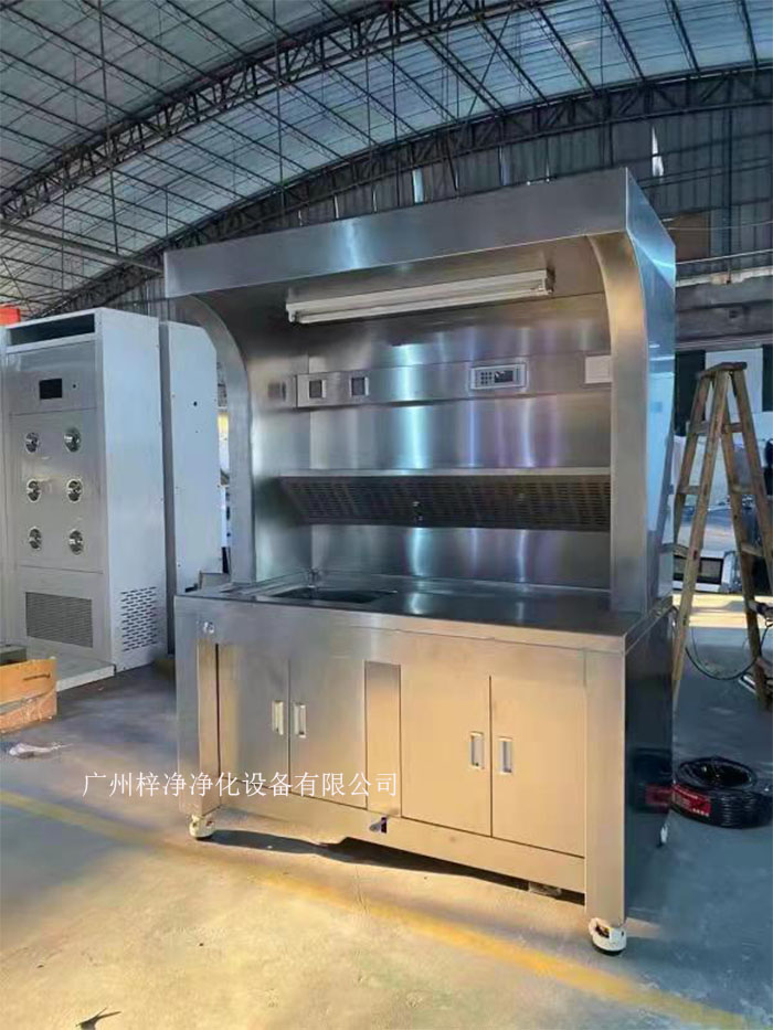 不锈钢取材台产品制作现场实拍图 不锈钢取材台产品制作现场实拍图