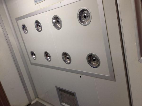 彩钢板风淋室喷淋板 洁净室彩钢板风淋室喷淋板